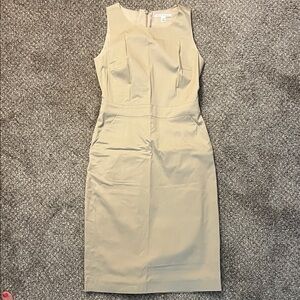 Banana Republic Tan Midi Dress